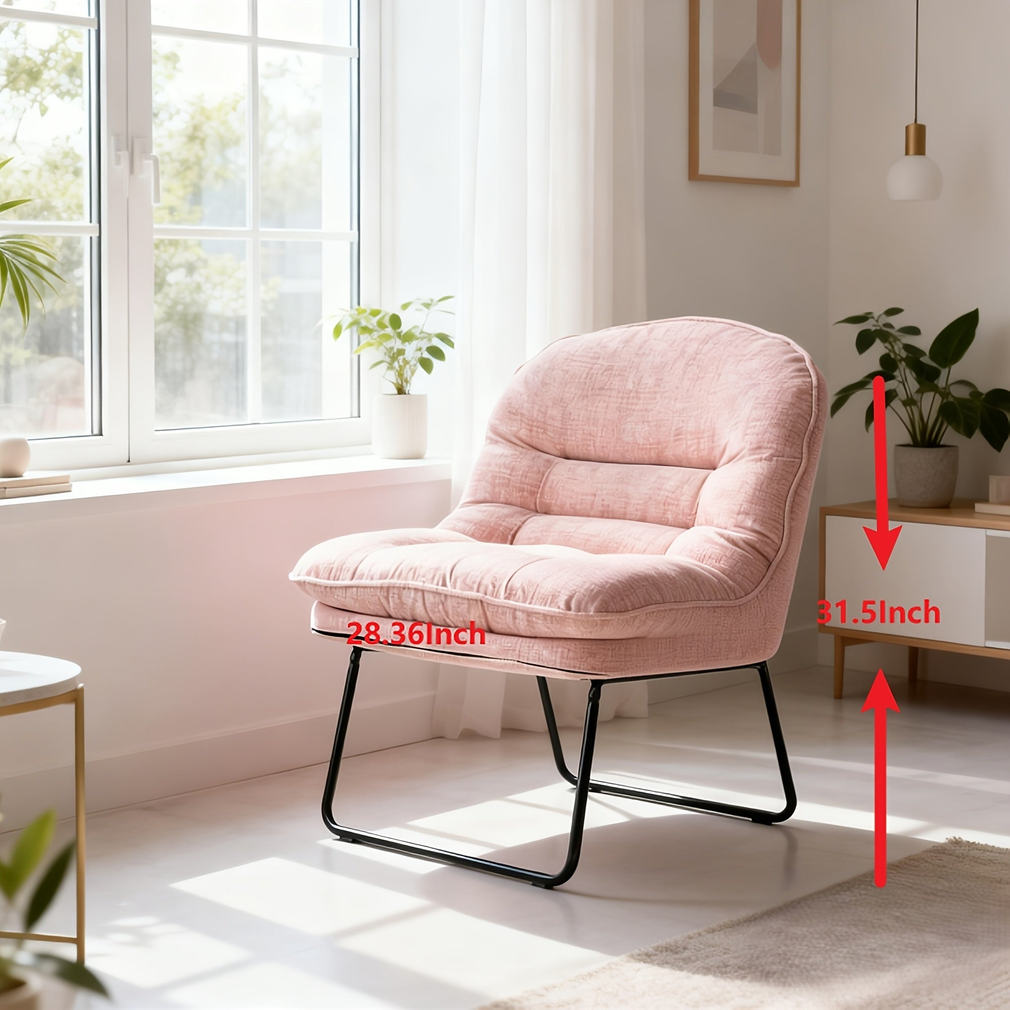 Foldable Floor Chair with Steel Frame - 6-Position Adjustable Recliner for Gaming, Reading & Meditation